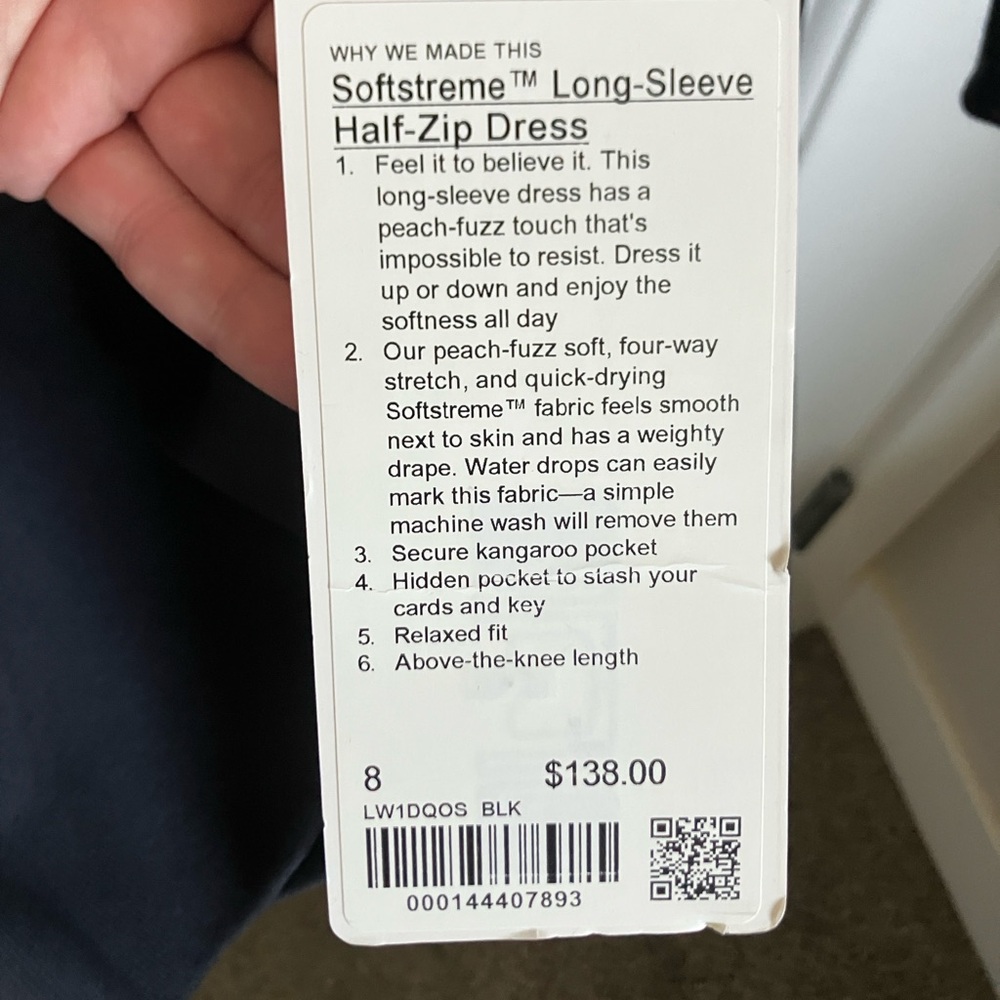 Lululemon Softstreme Long-Sleeve Half-Zip Dress - Picture 4 of 8